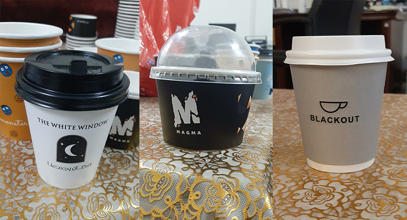 Coffee Cup Branding in Doha